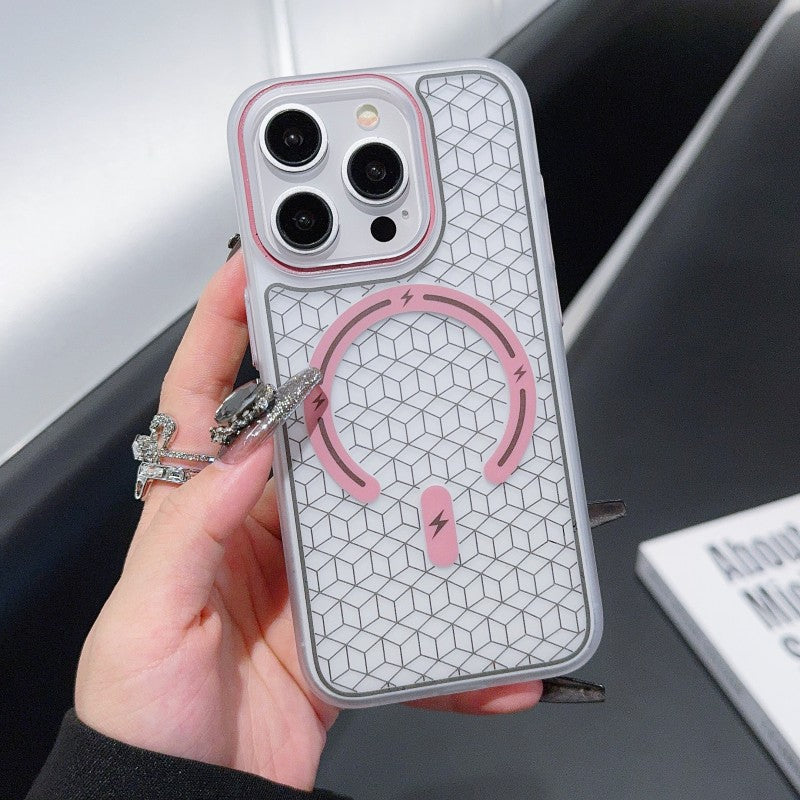 Creative Carved Frosted Phone Case for iPhone