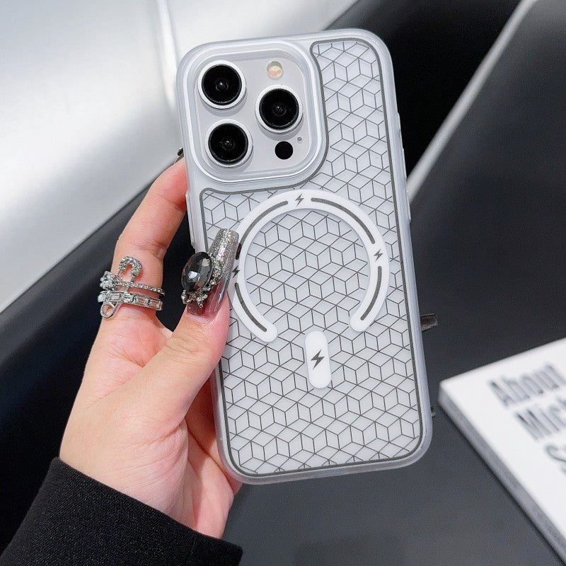 Creative Carved Frosted Phone Case for iPhone