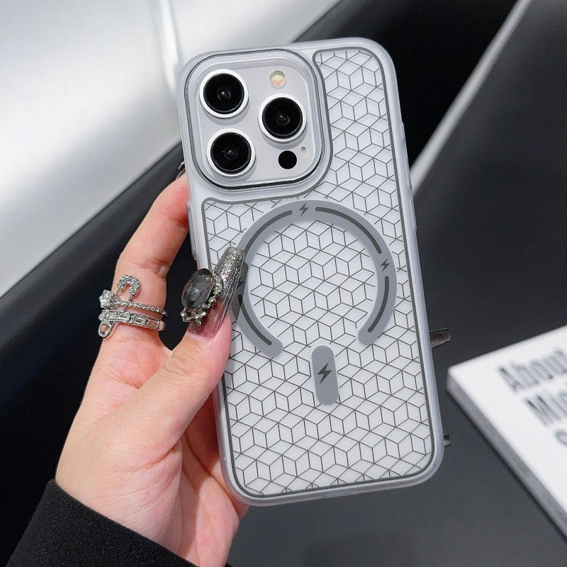 Creative Carved Frosted Phone Case for iPhone