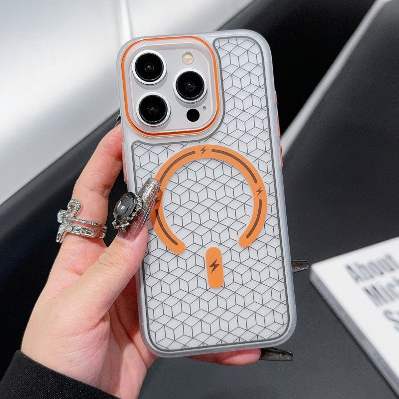 Creative Carved Frosted Phone Case for iPhone