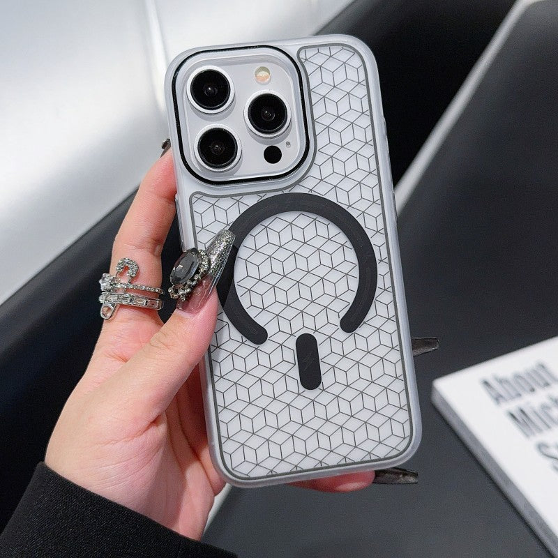 Creative Carved Frosted Phone Case for iPhone