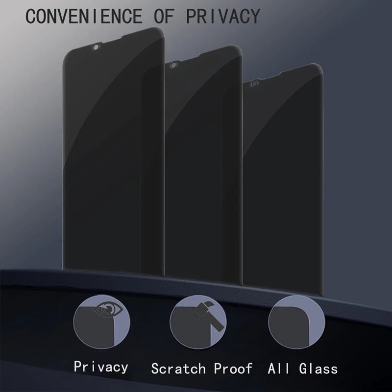 Privacy Screen Protector Anti-spy Glass for iPhone 14/13/12/Pro/Pro Max